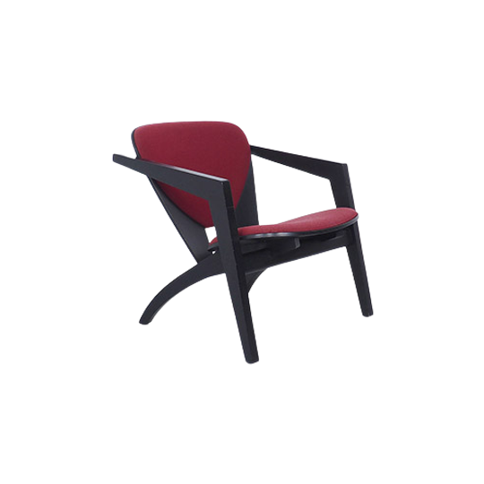 Hans J. Wegner Zwarte Butterfly Fauteuil Voor Getama 1