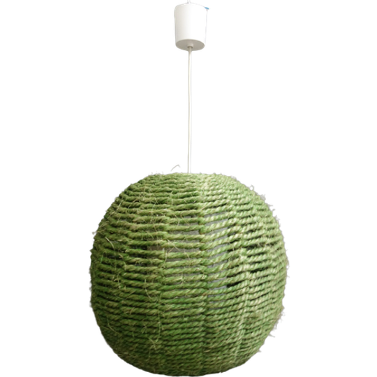 Green 1970s Pendant Lamp 1