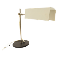 Vintage Bureaulamp Rechthoekige Kap, Jaren '60