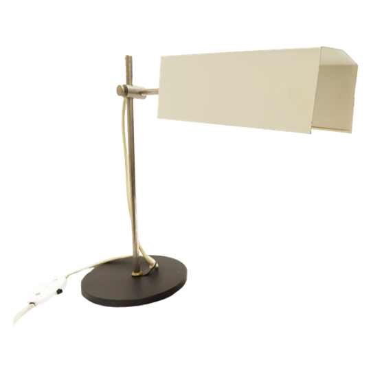 Vintage Bureaulamp Rechthoekige Kap, Jaren '60 1