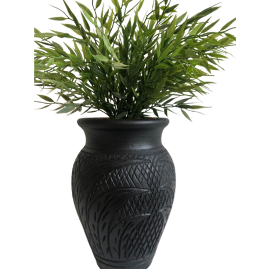Zwarte Terracotta Vaas 1