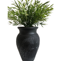 Zwarte Terracotta Vaas