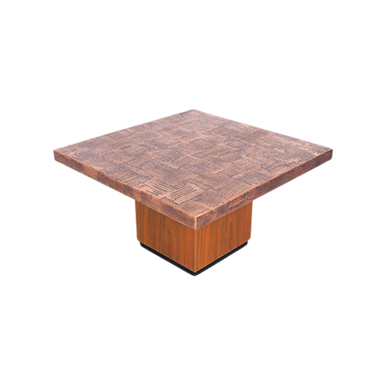 Heinz Lilienthal Salontafel Koper En Hout 1