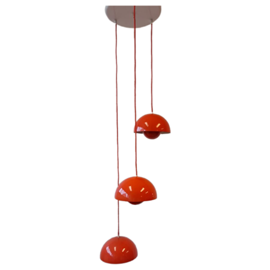 Flowerpot Chandelier Verner Panton 1