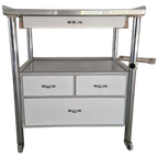 Vintage Bauhaus Stijl Tandarts Trolley thumbnail 1