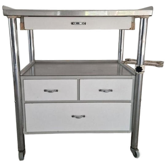 Vintage Bauhaus Stijl Tandarts Trolley 1