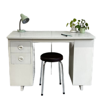 Vintage Bureau Met Opbergruimte Boekenkastje & Lades