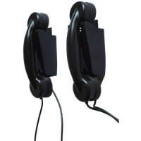 Streamline Design Bakelite Intercom Telephones By Aiea Antwerp, Belgium 1940S, Set Of 2.