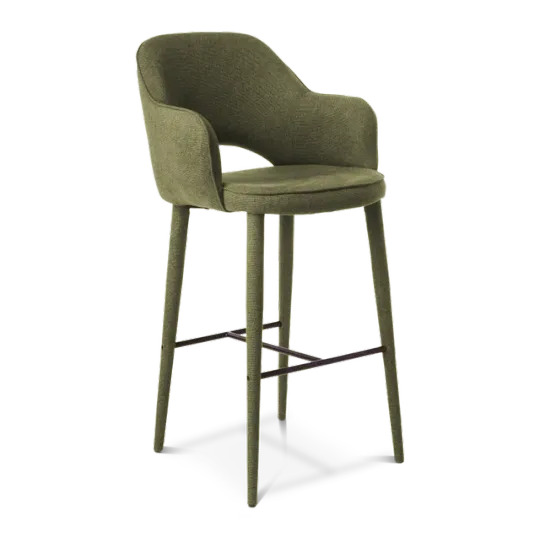Polspotten Cosy Barstoel Groen 1