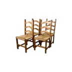 4X Brutalistische Eetkamer Stoelen, Reliving thumbnail 1