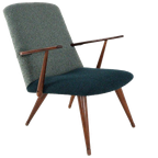 Zweedse Fauteuil Bengt Akerblom Vintage New Upholstery thumbnail 1