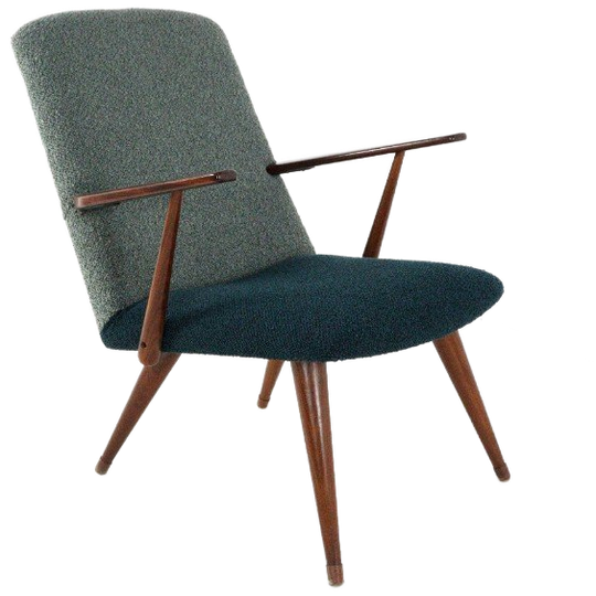 Zweedse Fauteuil Bengt Akerblom Vintage New Upholstery 1