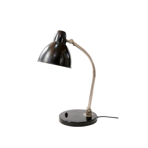 Vintage Design Bureaulamp Tafellamp Zwart Bauhaus Stijl