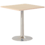 Solidesk Kantinetafel, Ahorn Blad, 70 X 70, Vaste Hoogte Onderstel thumbnail 1