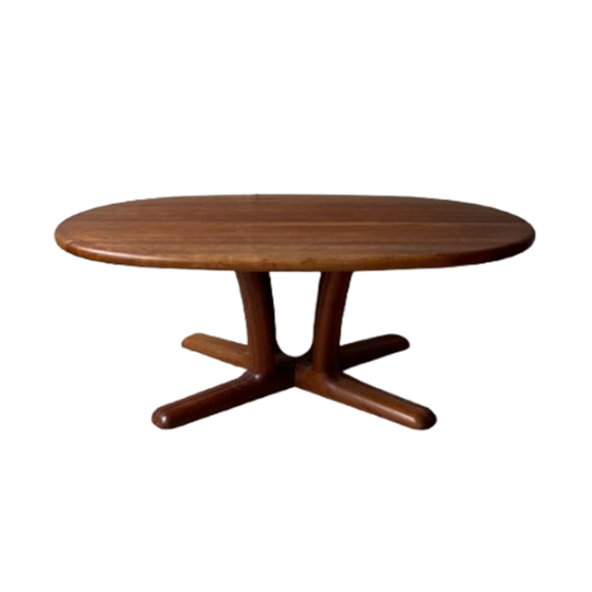 Vintage Dyrlund Ovale Teak Salontafel 1
