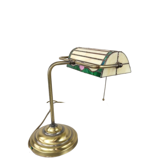 Bureaulamp Met Tiffany Kap 1