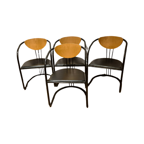 Memphis Eetkamerstoelen Set Van 4