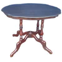 Antieke Vintage Tafel, Kleine Dinner Table, Bijzettafeltje