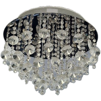 Moderne Plafondlamp Met Kristallen – G9 Fitting.