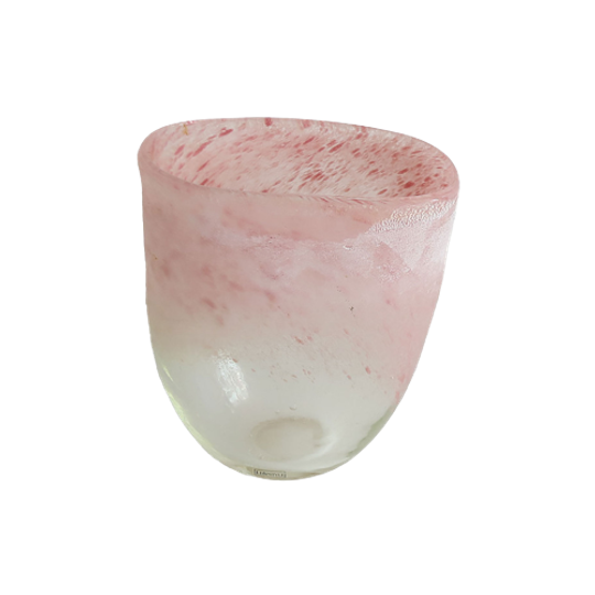 Prachtige Mondgeblazen Vaas Lifestyle In Roze. 1