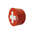 Metalen Medicijnkastje, Rood En Wit thumbnail 1