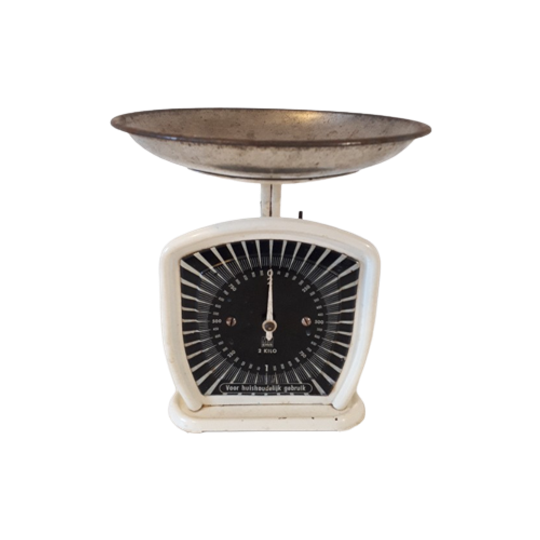 Antieke Keukenweegschaal Keuken Weegschaal 1