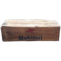 Houten Transport Kist, Transportkist, Krat Mobiloil️⛽️