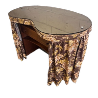 Vintage Curved Make Up Tafel / Bureau / Console Tafel