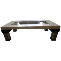 Maitland Smith Tesselated Salontafel, U.s.a, 1980's 140 X 75 X 41,5 Cm