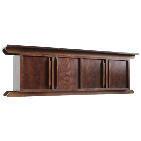 Vintage Italian Sideboard Solid Wood 1960s 1
