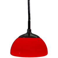 Space Age Hanglamp Van Cosack Leuchten In Rood