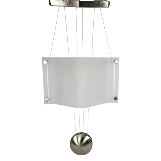 Lumi Moda - Gesatineerd Glas - Pendant Lamp - Made In Italy - 80's 1