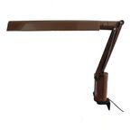 Bruine Lucifer Bureau/werklamp Van Fagerhult, Zweden Jaren '70 thumbnail 1