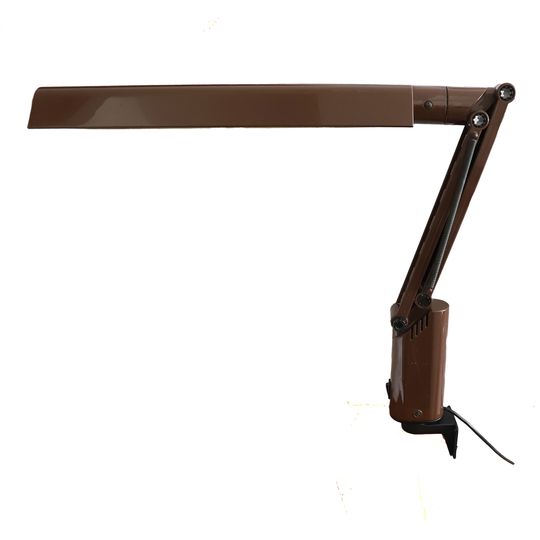 Bruine Lucifer Bureau/werklamp Van Fagerhult, Zweden Jaren '70 1