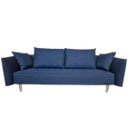 Nieuw - Montis Noa - 3 Zits Design Bank - Blauw - Stof thumbnail 1