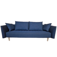 Nieuw - Montis Noa - 3 Zits Design Bank - Blauw - Stof