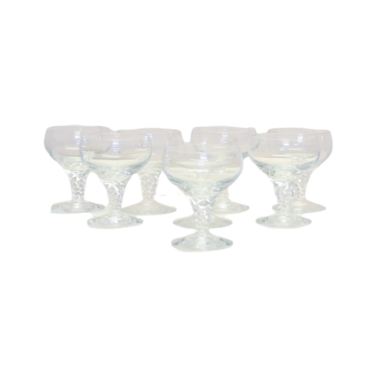 Set Likeurglaasjes Gedraaide Poot X8 1