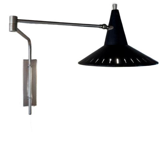 Van Doorn Vintage Elleboog- Zwenkarm Wandlamp 1