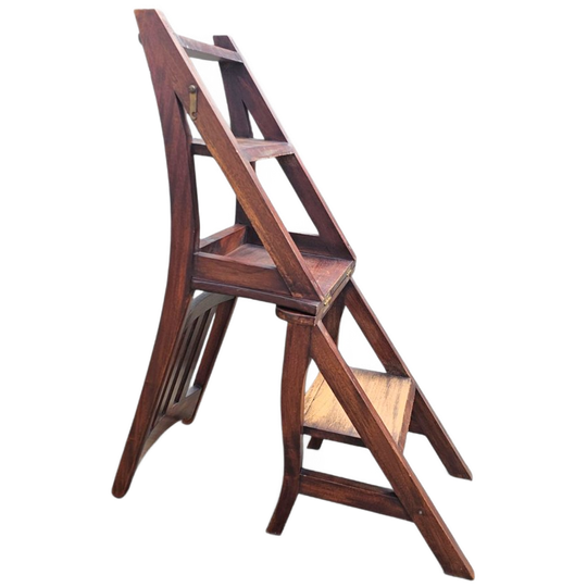 Franklin Ladder Chair / Library Chair / 4 Step Ladder Chair / Folding Step Chair 1