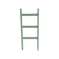 Groen Decoratie Laddertje Hout Trapje