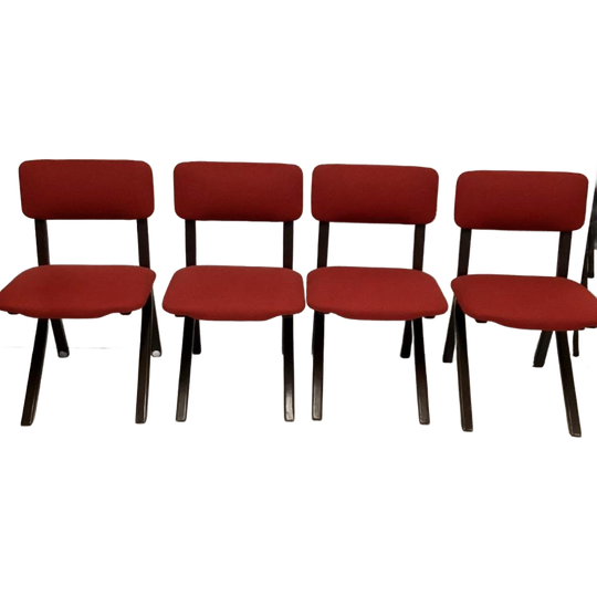 Set Van 4 Vintage Stoelen 1