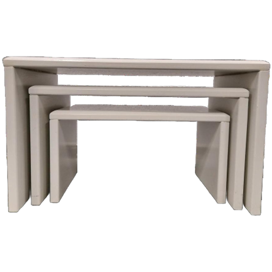 70's Vintage Salontafel Mimiset Jaren 70 Bijzettafel Set 1