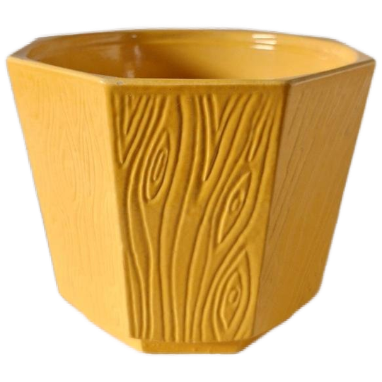 Vintage Bloempot Gele Bloempot Jaren 60 Pot 1