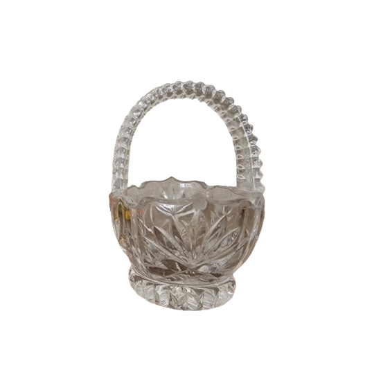 Glazen Bonbon Mandje 1