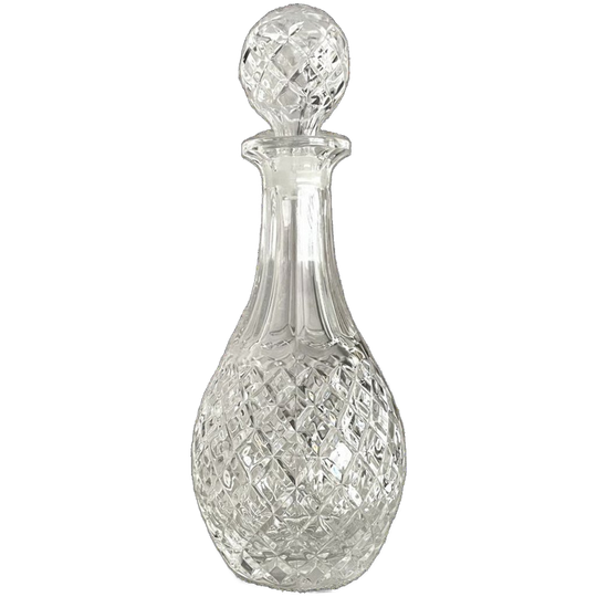 Vintage - Crystal - Kristallen Karaf - Decanteerder. Zonder Enige Schade. 1