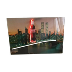 Lichtreclame Coca-Cola Uniek Originele Twin Towers thumbnail 1