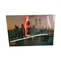 Lichtreclame Coca-Cola Uniek Originele Twin Towers