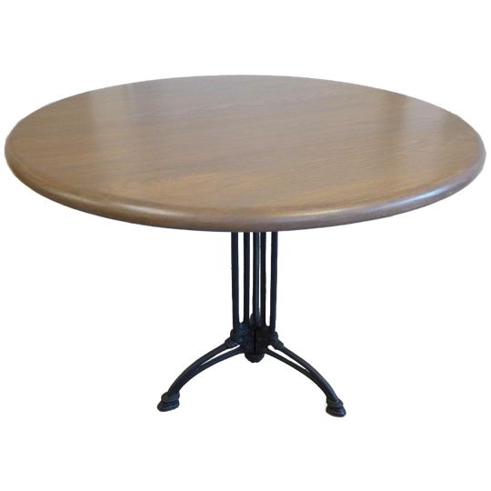 Mooie Ronde Eiken Terras Serre Tuintafel 1