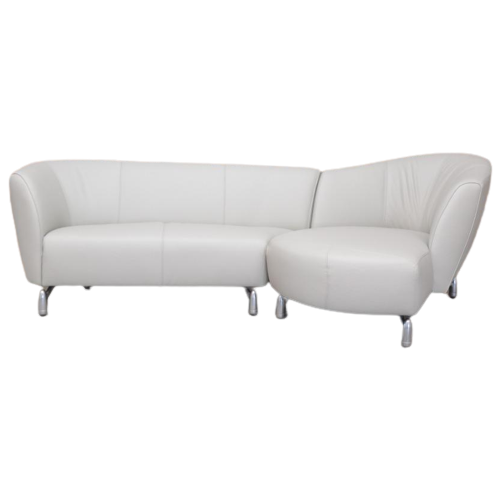 Nieuwbeklede Leolux Pupilla Design Bank Met Chaise Longue!