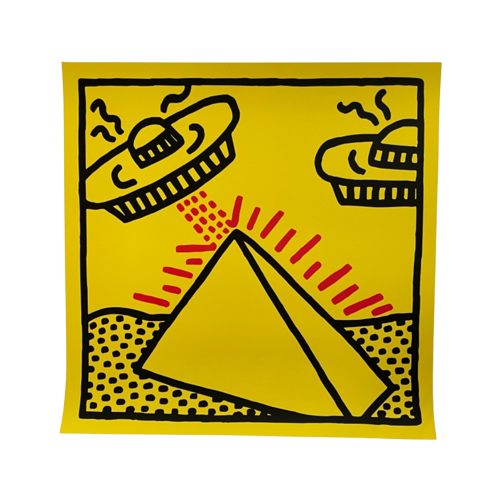 Keith Haring  (1958-1990), Untitled, 1984, (Pyramid With Ufos),